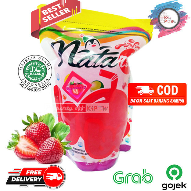 

✨TERLARIS -Popping Boba Strawberry 500gr | Supplier Topping Minuman Tapioca Pearl
