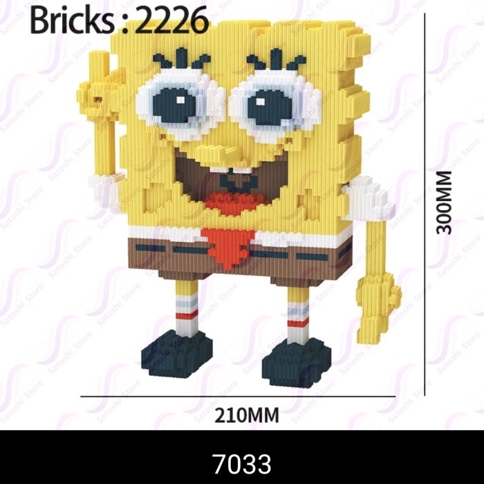 lego Spongebob nano block baru