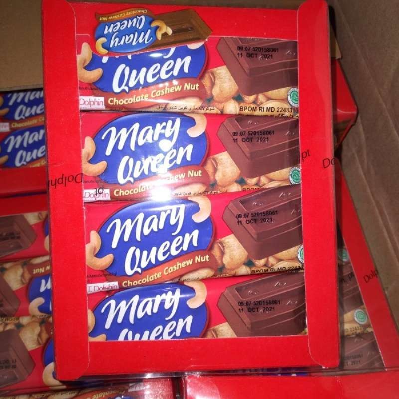 

Mary Queen Chocolate Cashew Nut isi 12pcs - Coklat Kacang