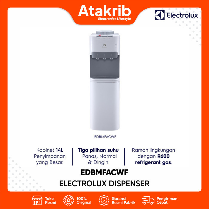 Dispenser Air Electrolux EDBMFACWF Galon Atas Putih