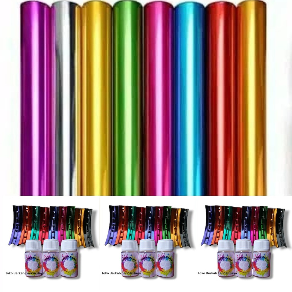 

CANDY PAINT CANDY CHRONE CAT VELG MOTOR DAN MOBIL cat CANDY PAINT 1Dcp INSTANT jumbo 80% more durable 22ML BEST!!! OLES EXTRA LEBIH BANYAK ISI 12.5 ML