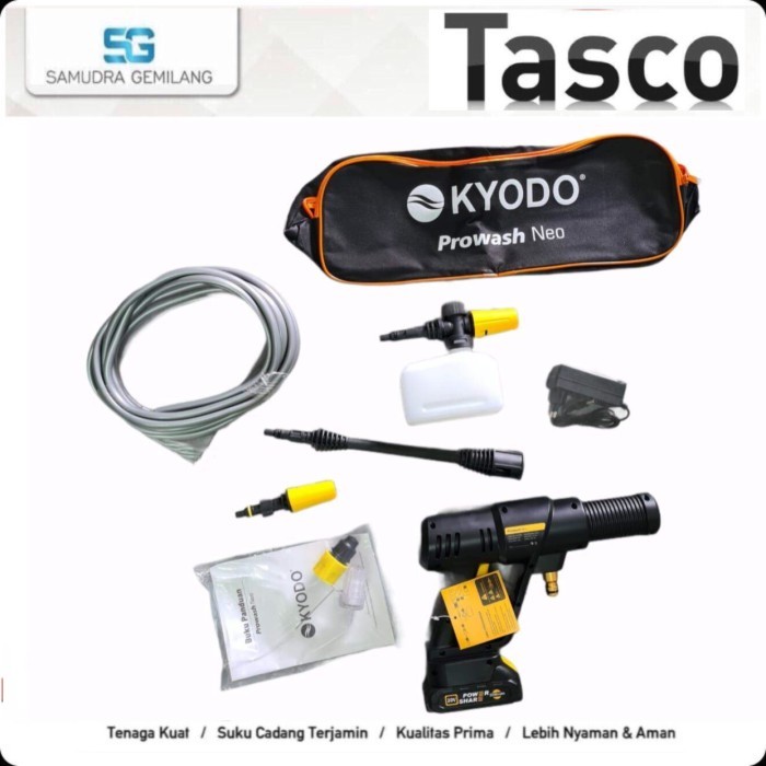 Alat Steam Jet Cleaner Portable KYODO PROWASH NEO Cordless Jet Cleaner