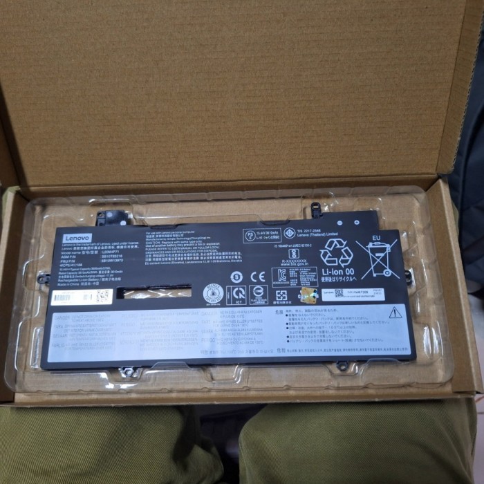 Baterai lenovo thinkpad X1 yoga gen 7 7th Gen 6 6th 2021 2022 L20M4P71