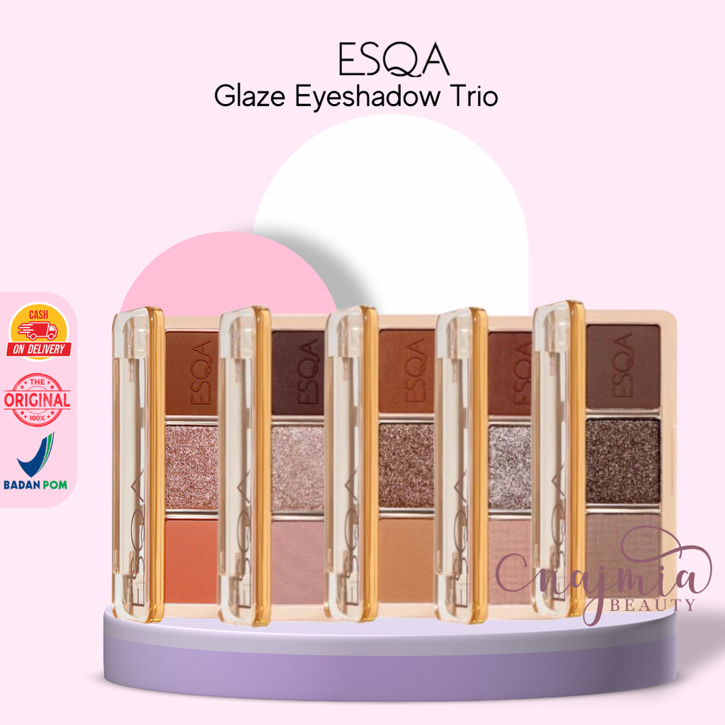 NAJMIA ESQA Glaze Eyeshadow Trio