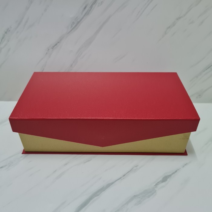 

Box MD 30x15x8 Kotak kue Kering Hamper Lebaran Imlek Natal - Luar kota - red gold
