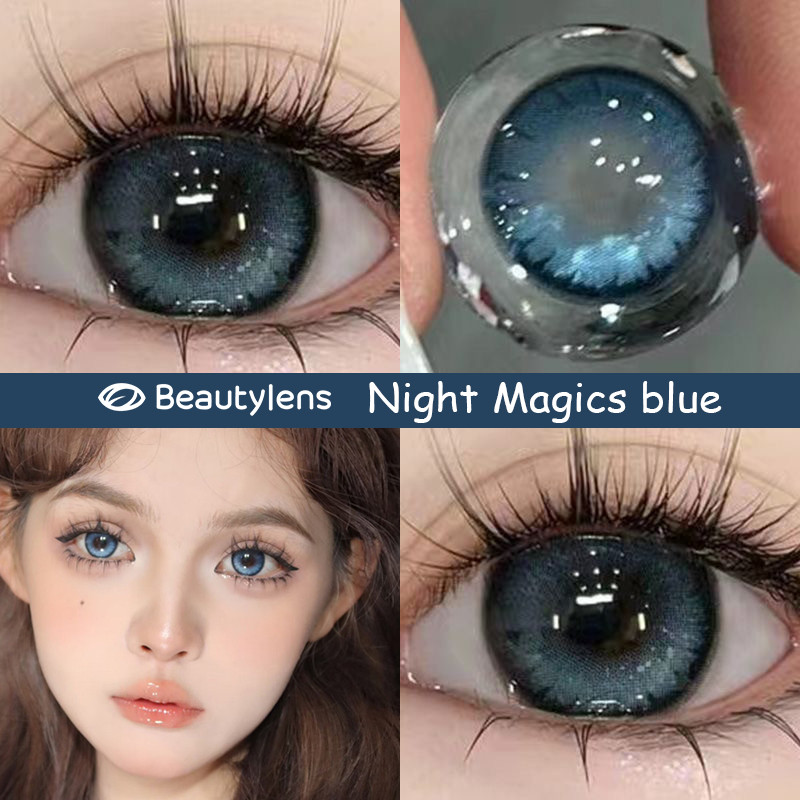 COD Normal & minus [-0.50 s/d -8.00] BEAUTYLENS Halloween Softlens COS Merah dan Biru Lensa Berwarna