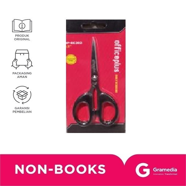 

Office-P Daily Scissors Black 5.5` Op-Sc202
