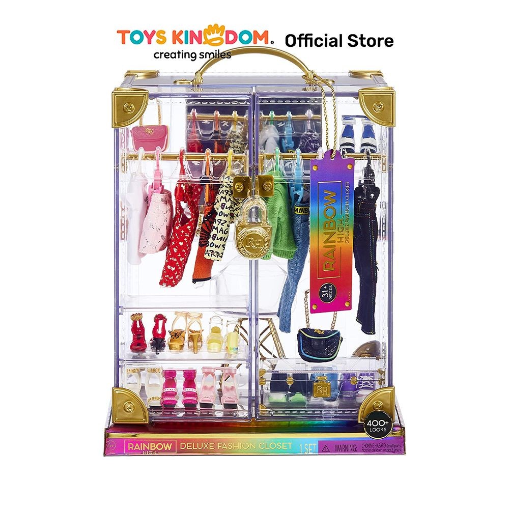 Toys Kingdom Rainbow High Set Deluxe Fashion Closet 574323Euc Kids Toy Toys Collection Aksesori Bone