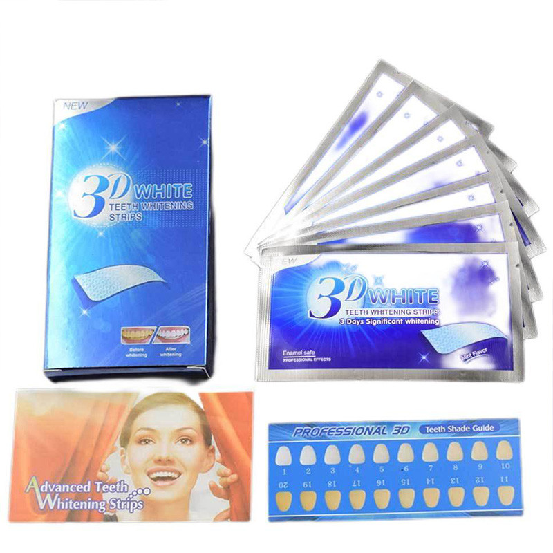 7 Set Teeth Whitening Strips 3d/Pemutih Sticker Pemutih Gigi/Gigi Strip Alat Pemutih Gigi/Oral Hygie