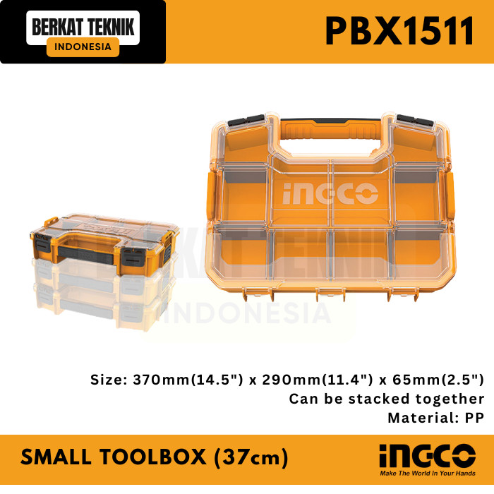 Kotak Perkakas Kecil Mur Baut Mini Small Tool Box (37cm) - INGCO PBX1511
