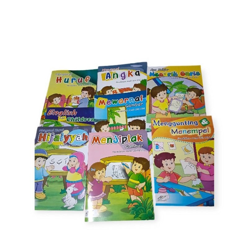 Mainan edukasi anak bagus Buku Anak PAUD Play Group / Buku Belajar Anak Untuk Pendidikan Anak Usia D