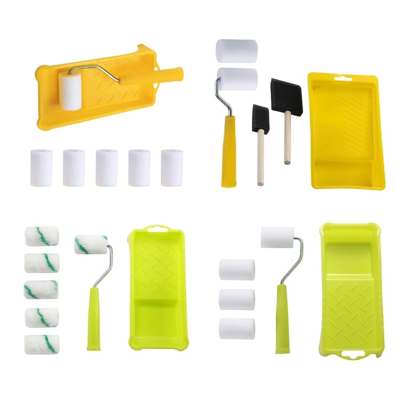 

Completes Paint Set Small Paint Roller with Tray Essential Tool for Enthusiasts Q84D