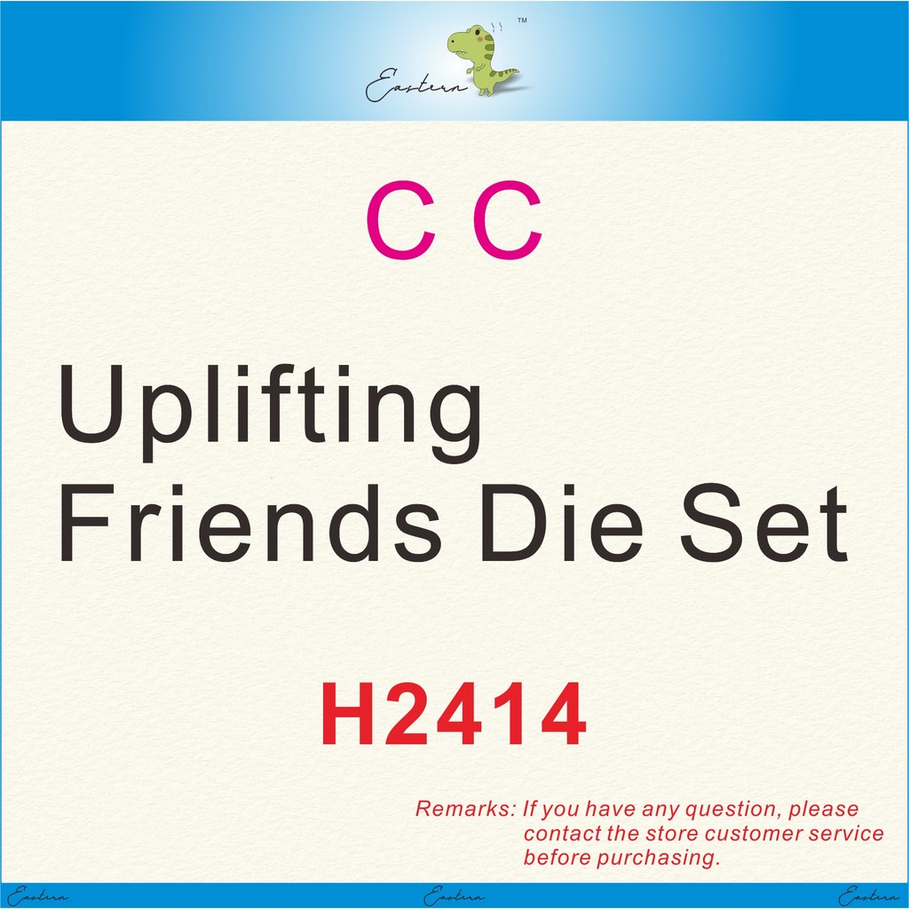 

Uplifting Friends Die Set metal cutting dies 2024 new DIY molds Scrapbooking Paper Making die cut crafts Printed Sheet