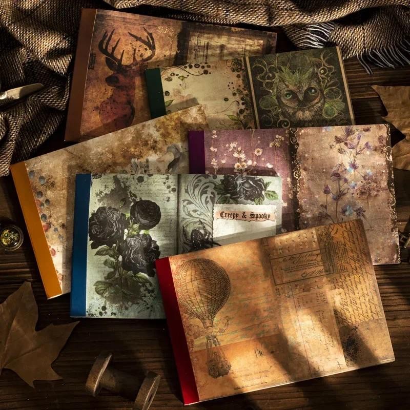 

40pcs/pack Vintage Junk Journal Material Paper Diy Scrapbooking Collage Album Week Diary Decoration Background Paper