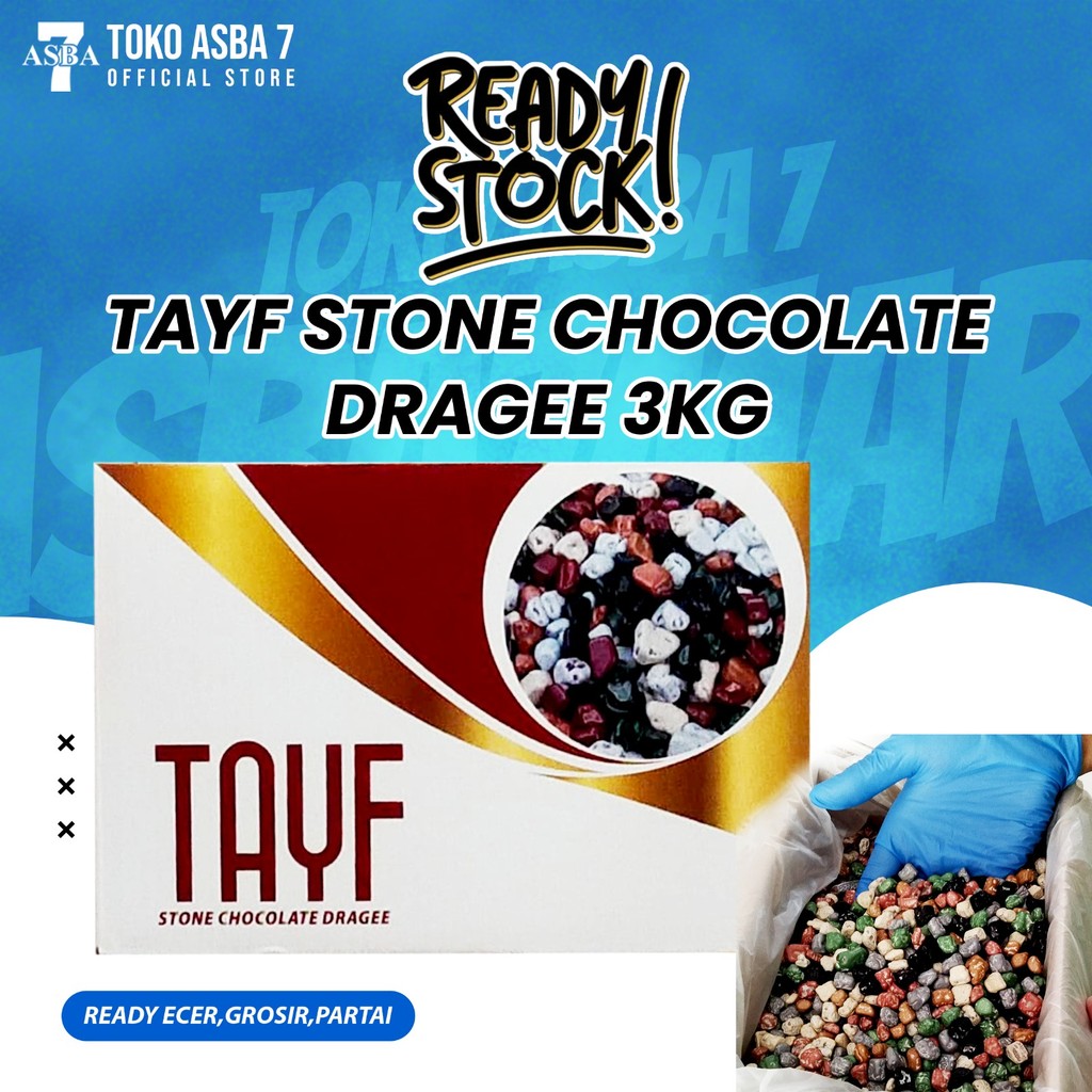 

TAYF STONE CHOCOLATE DRAGEE 3KG