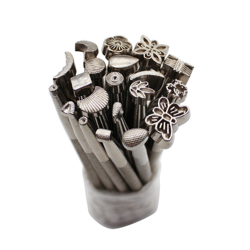

20pcs Leather Craft Stamps Set DIY Leather Working Saddle Making Tools