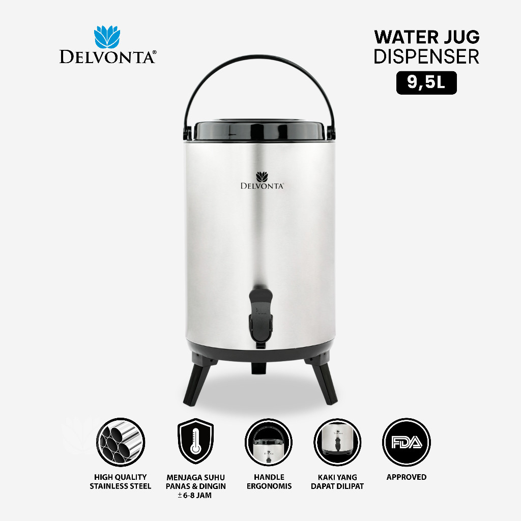 NEW DELVONTA WATER JUG 9.5L