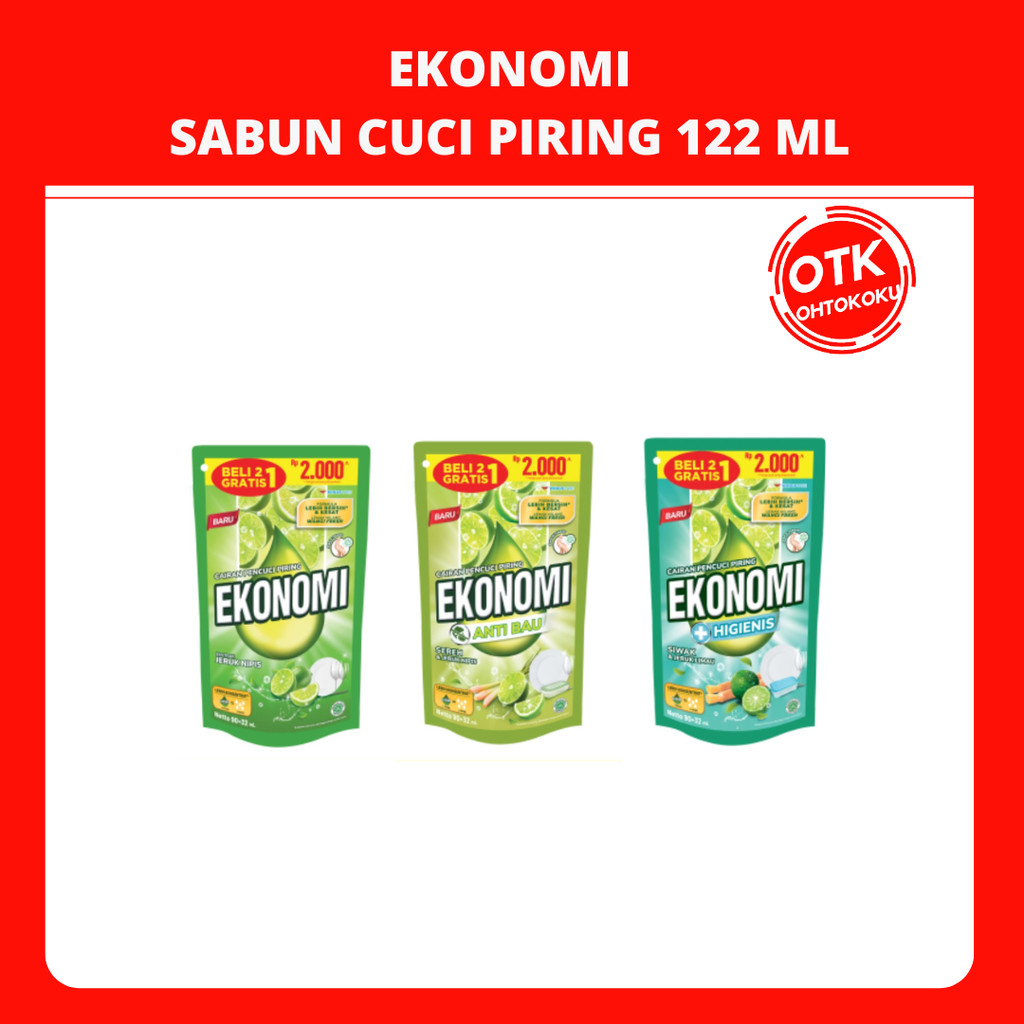 EKONOMI SABUN PENCUCI PIRING 122ML POUCH