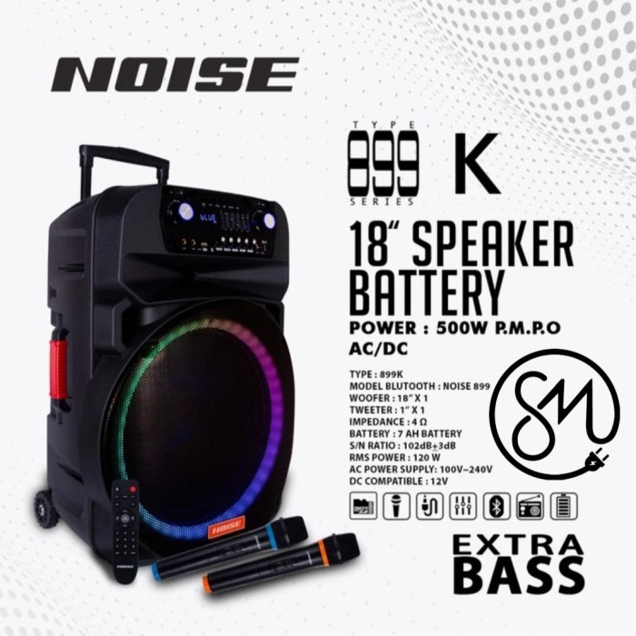 Speaker Bluetooth Portable Meeting Noise NS-899 K 18 inc inch 899K