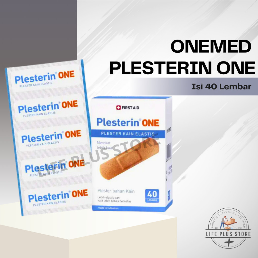 ONEMED PLESTERIN ONE P1 BOX ISI 40 LEMBAR PER BOX