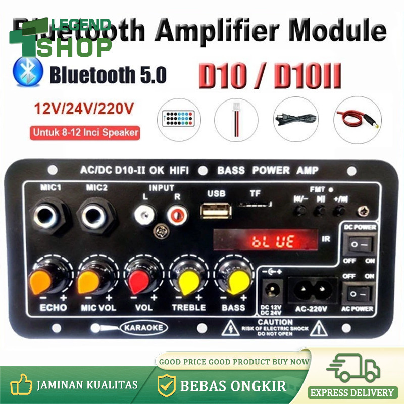 D10- Amplifier Stereo Amplifier Board Amplifier Board Audio Power Amplifier Board Dengan Tampilan