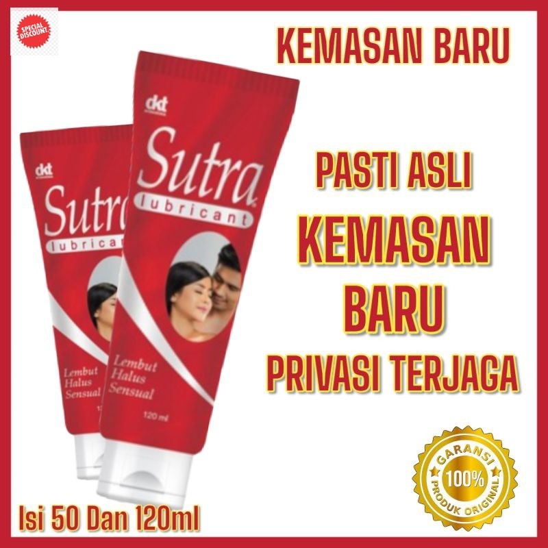 ⭐⭐⭐⭐⭐Getar BPOM Sutra Gel Miss V pereda Nyeri SUTRA Gel Bening Pelumas Pria Dan Pelumas Sex