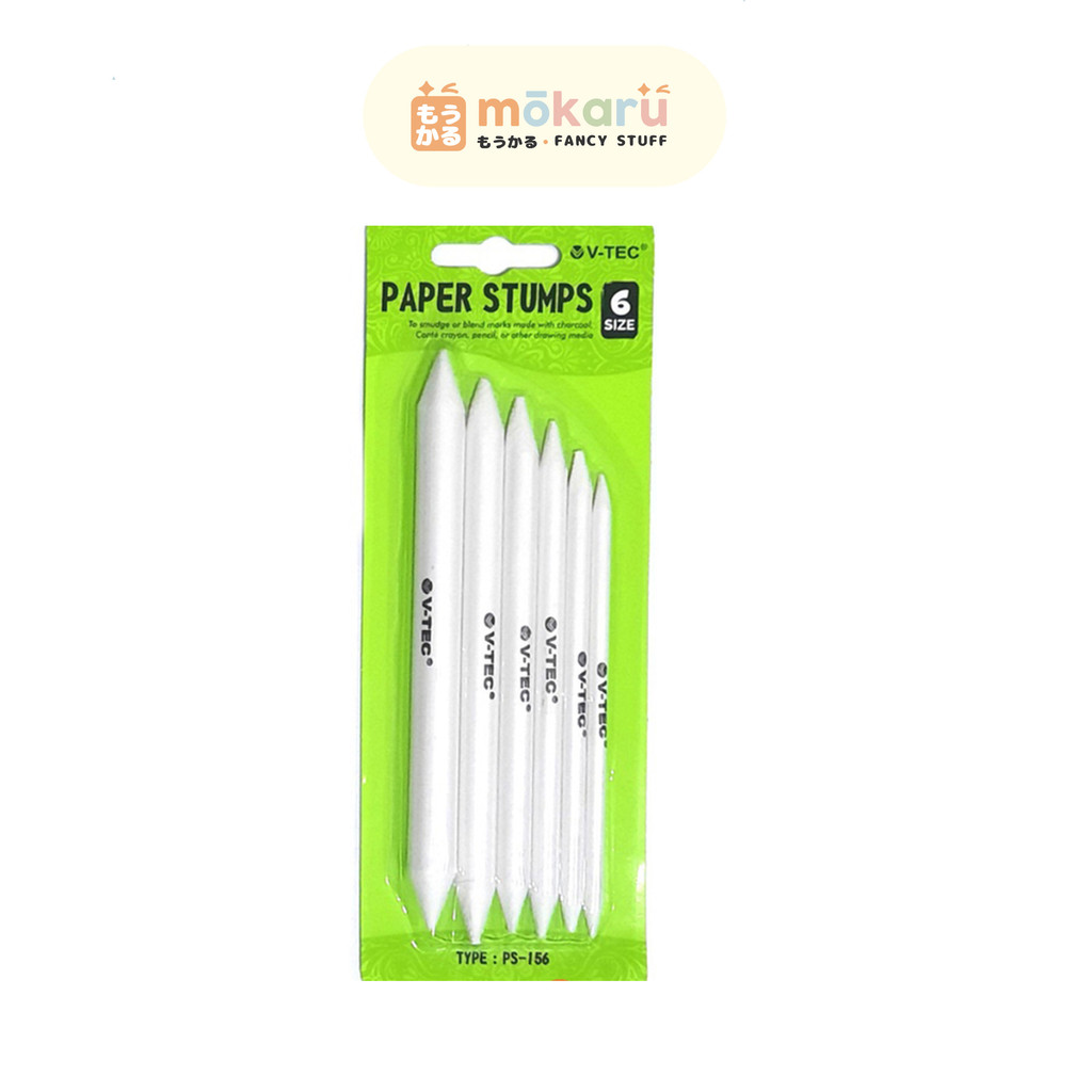 

Vtec V-Tec Paper Stumps Set isi 6 pcs / Paper Pencils / Paper Stump