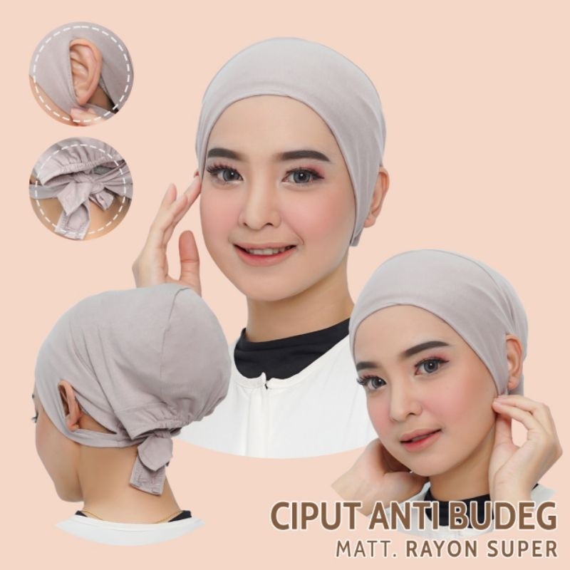 Ciput Hijab Anti Budeg - Ciput Telinga - Inner Telinga - Inner Anti Budeg