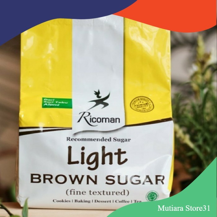 

Ricoman Light Brown Sugar 1kg