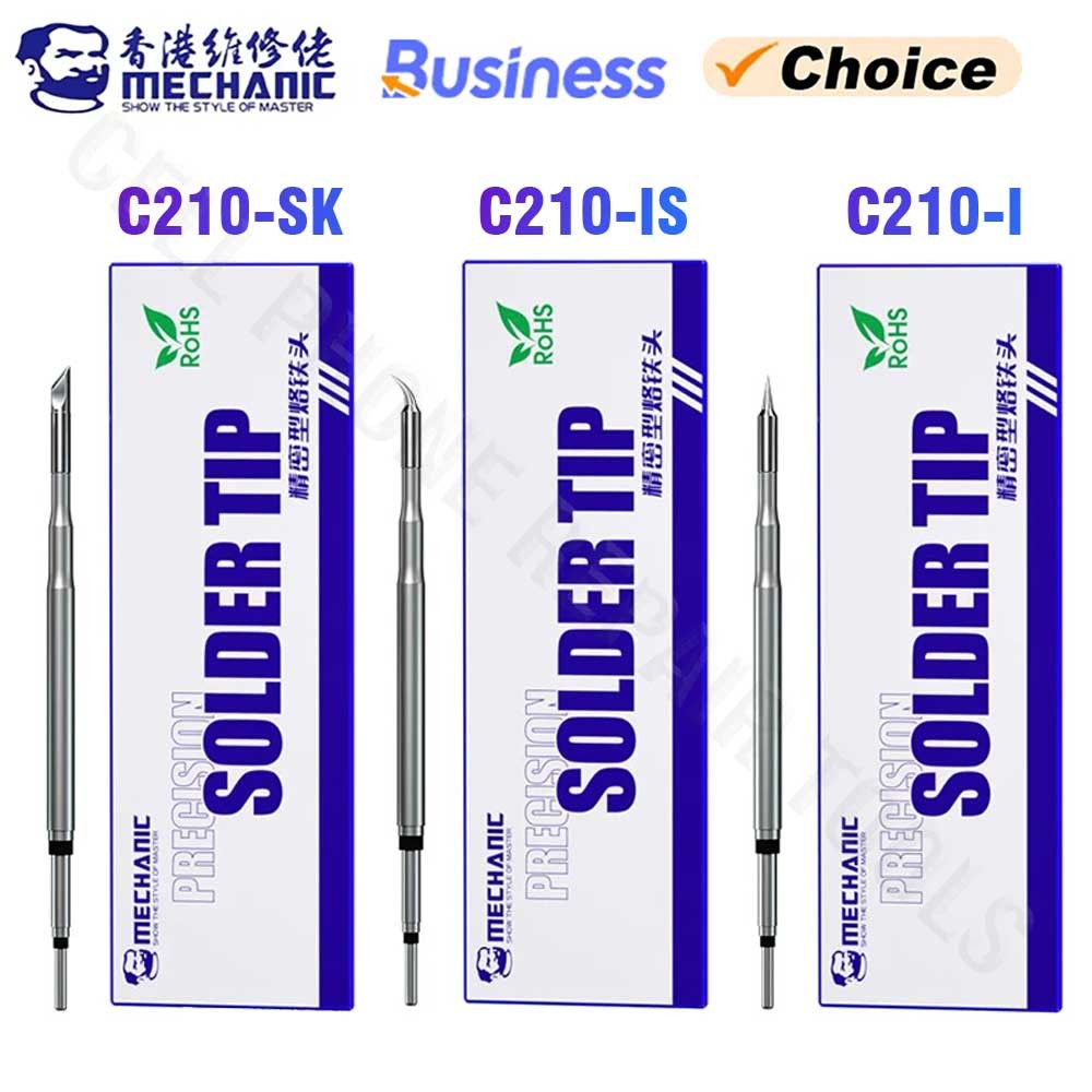 Mechanic C210 Soldering Iron Tips 210 Tips for T210-A T210-NA SG T26/T26D Soldering Handle Soldering