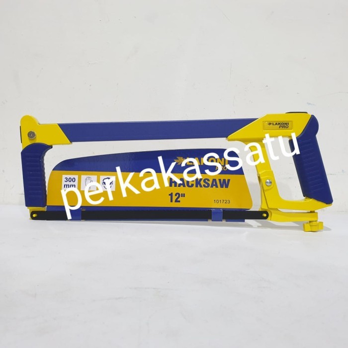 GAGANG GERGAJI BESI TANGAN 12" LAKONI PRO JETJO TOOLS HACKSAW HACK SAW