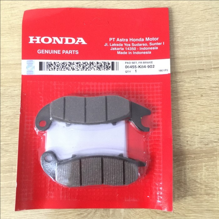 Kampas Rem Depan ABS PCX 150 PCX 160 CRF150L ORI AHM 06455K84902 berkualitas