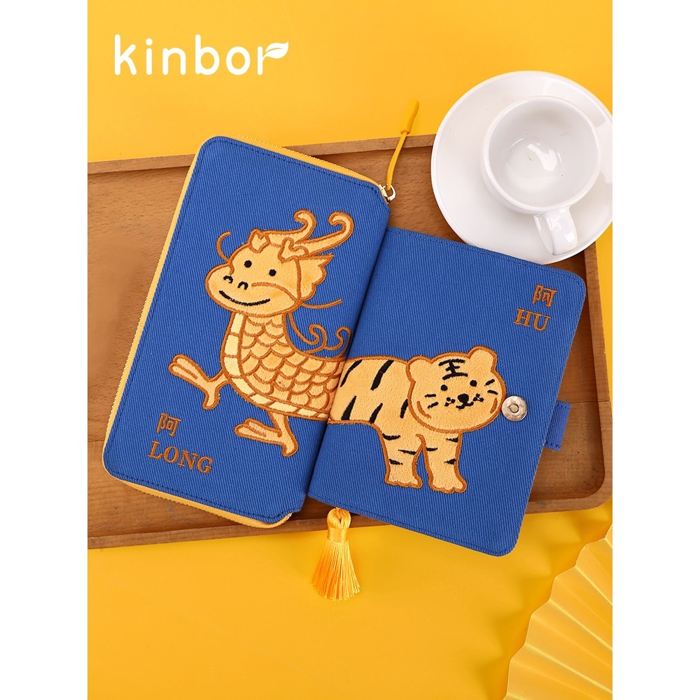 

Kinbor Work Planner Diary Agenda Tearable Notebook блокнот Planbook Record Handbook Embroidery Diary ежедневник Creative Notepad