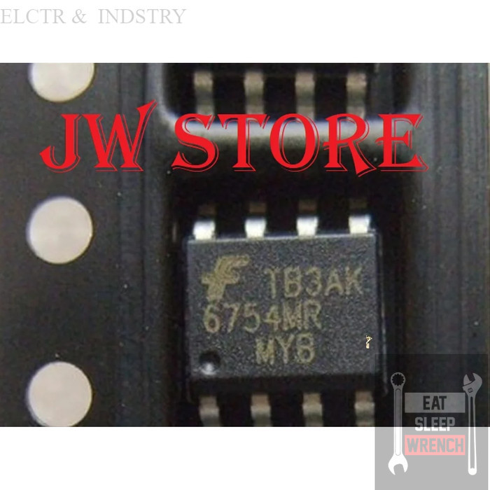 IC FAN6754MR FAN6754 6754MR SOP8 PWM Controller Transistor berkualitas