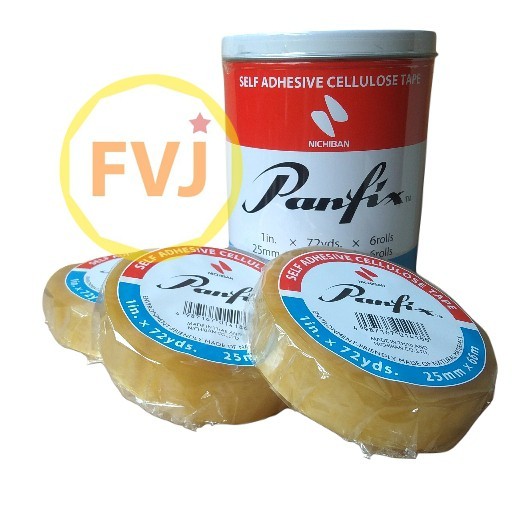 

SOLASI BENING PANFIX 24mm x 66m Selotip Isolasi 1inch - 6rol