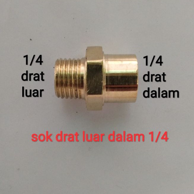 Dobel Sok Drat Luar Dalam 1/4