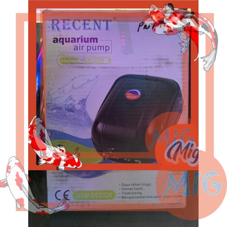 air pump aerator 4 output airator output recent AA 9904 4 lubang