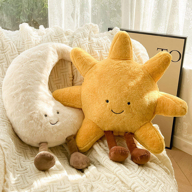

Ins Wind Sun Pillow Sofa Home Living Room Decoration Pillow Moon Pillow Float Window Tatami Cushion Pillow Girl Heart