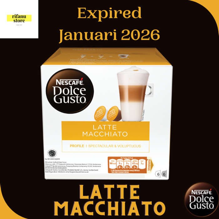 

[[NEW]]Promo Nescafe Dolce Gusto Capsule Latte Macchiato NDG 1 Box Original - Januari 2026
