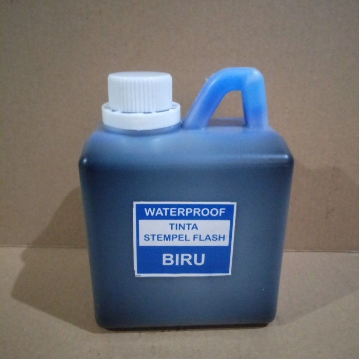

Promo Terjangkau tinta stempel flash waterproof /permanen 500 ml untuk bahan kertas - Biru