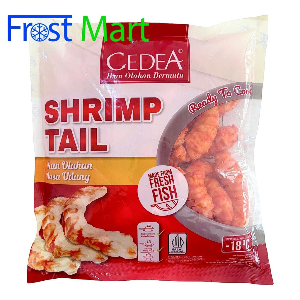

Cedea Shrimp Tail 450Gr Ikan Olahan Rasa Udang