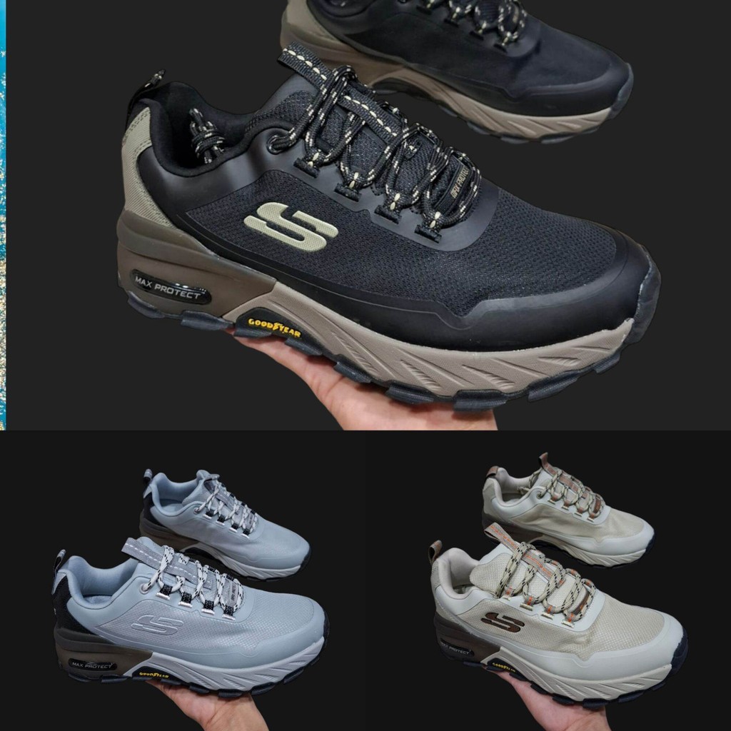 BIG SALE Sepatu Skechers Max Protect Goodyear Men's Trail Running Shoes