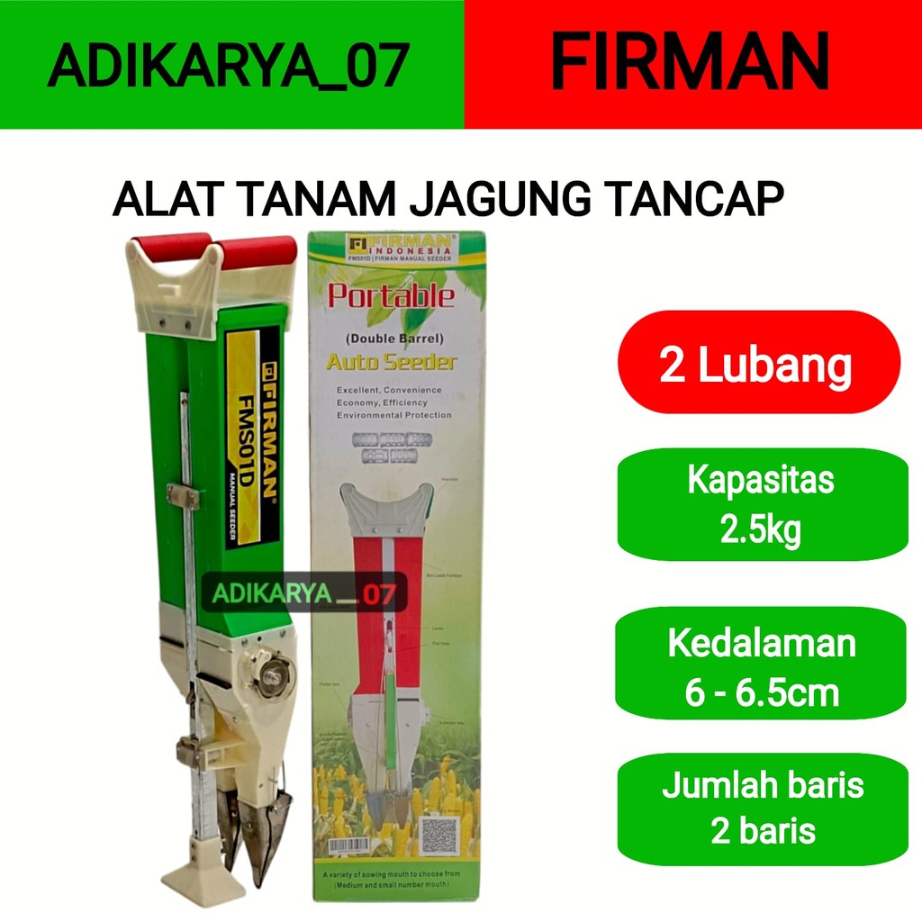 Alat Tanam Benih Alat Tanam Jagung Tancap Manual Firman Fms01D Mini Tiller Alat Penyiang Gulma