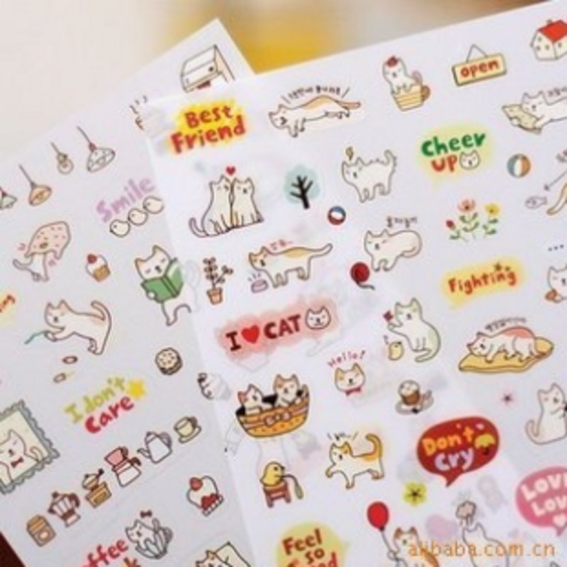 

Cute South Korea Sweet Day Sticker Carto Sticker Decorative Sticker Stationery