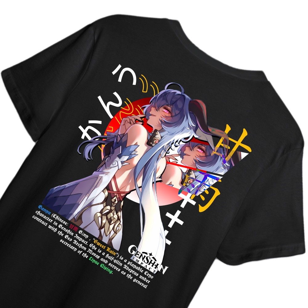KAOS GANYU GENSHIN IMPACT - KAOS DISTRO PRIA & WANITA KAOS ANIME & GAME GENSHIN IMPACT GANYU