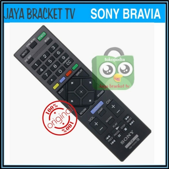 REMOTE TV Remot tv SONY BRAVIA 3D LED LCD Original ORI ASLI - SONY STANDART