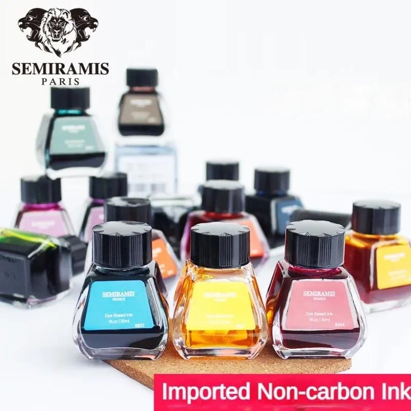 

SEMIRAMIS Fountain Pen Ink 25 Colors 30ml Ink Multicolour Glass Bottled Writing Ink Office School Supplies For JINHAO HONGDIAN