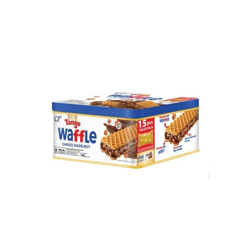 

1 dus tango Waffel choco hazelnut kemasan kaleng 105 gr× 6 toples