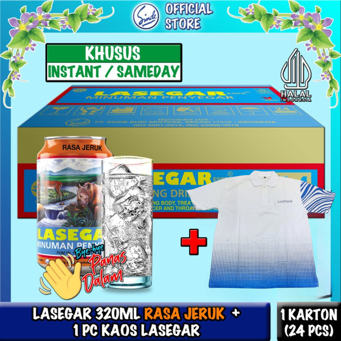 

INSTANT / SAMEDAY - CARTON: LASEGAR 320ML JERUK