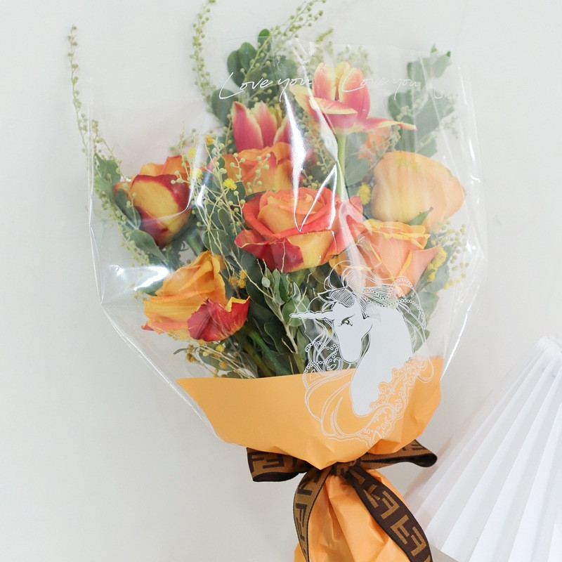 

Plastik Buket Bunga Korean Style Single Florist Per Tangkai SF05